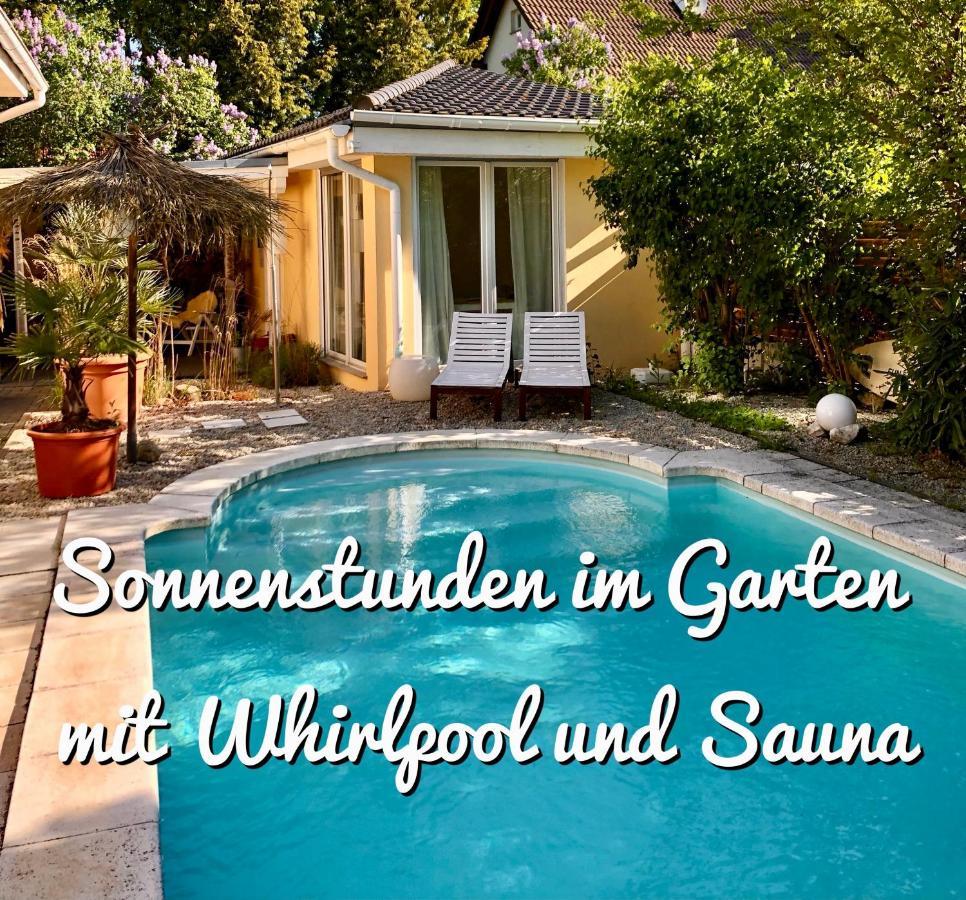 Apartment Tinyhouse Mit Pool, Outdoor Whirlpool Und Garten Petershagen-Eggersdorf Bagian luar foto